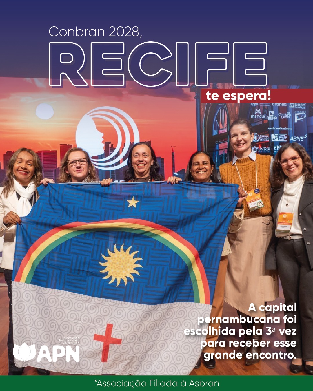 Recife sediará, pela terceira vez, o CONBRAN em 2028